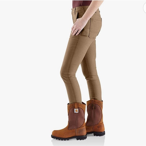 Carhartt Yukon Slim Fit Skinny Crawford Pants 18 NWT - Picture 3 of 16